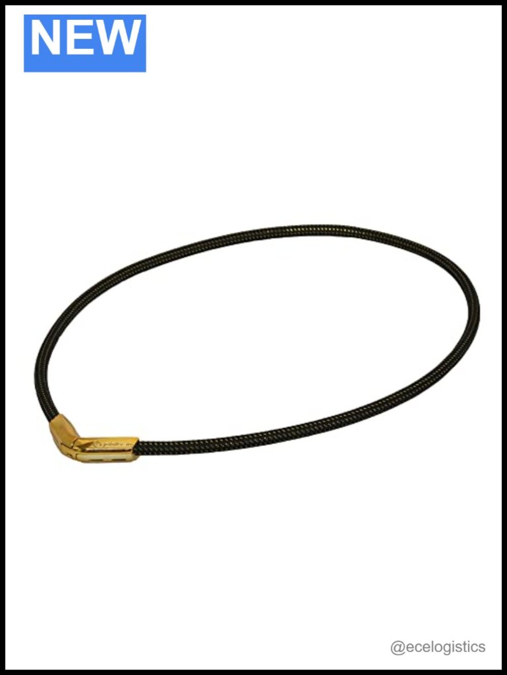 Titanium V-Edge Necklace 20 inch Spring Ring Clasp Unisex Sports